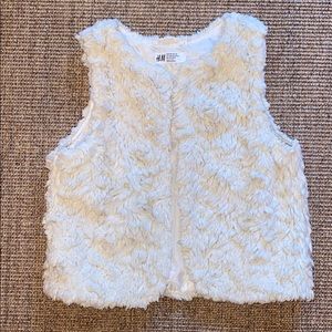 H&M furry vest